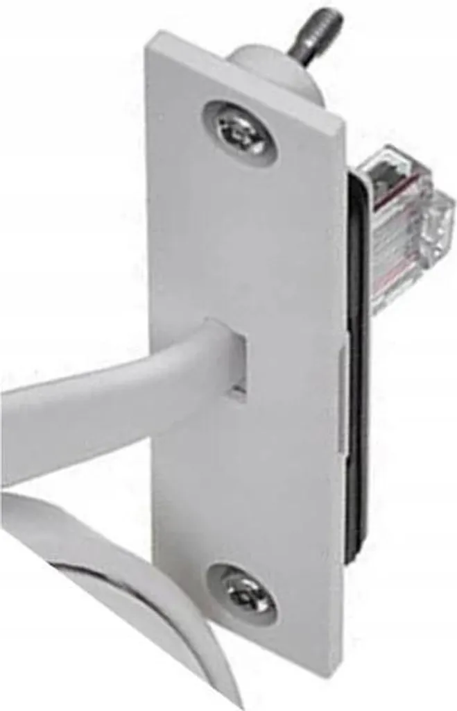 Rallonge Adaptateur RJ45 CAT5E ZTE pour Câble Ethernet LAN Blanc 20cm