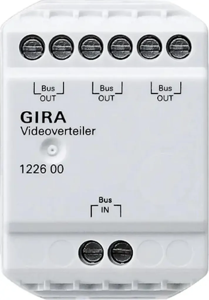 Distributeur Vidéo GIRA 122600 pour Interphone et Portier de Résidence