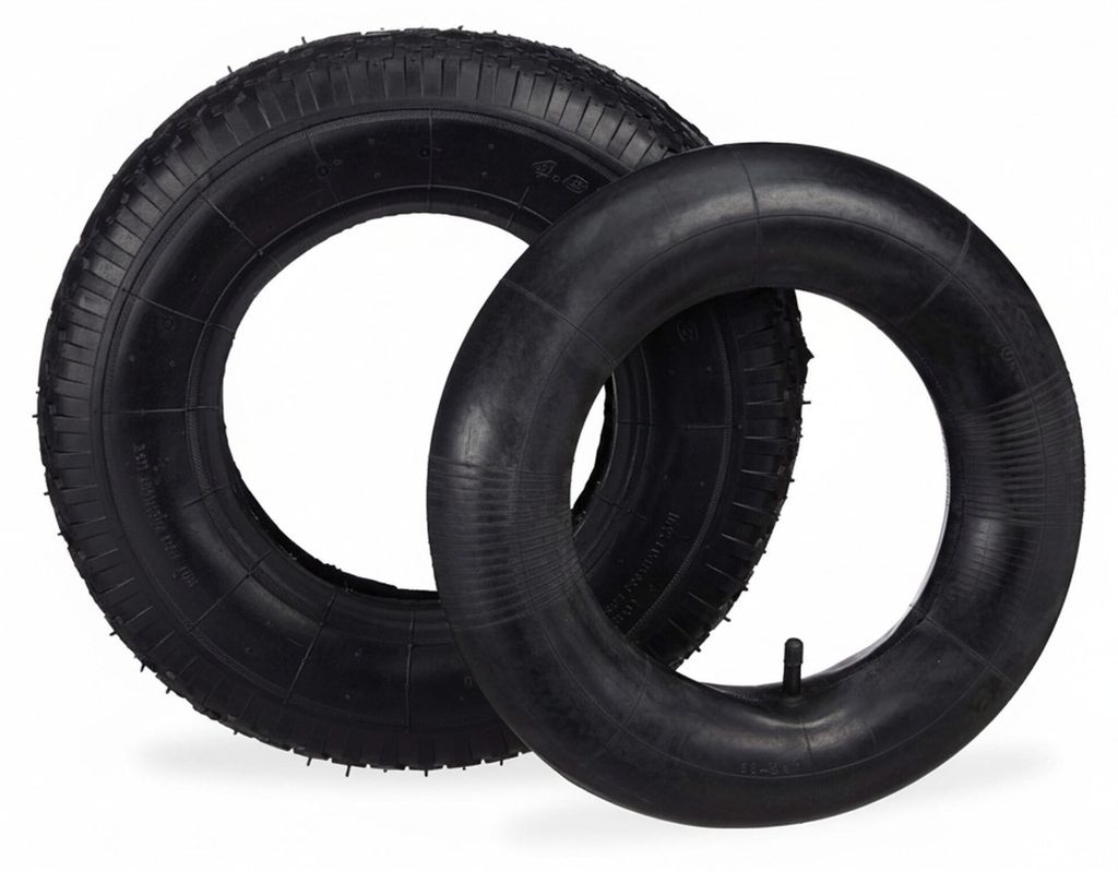 Relaxdays Schubkarrenreifen 4.00-8", Ersatzreifen mit Produktbild 