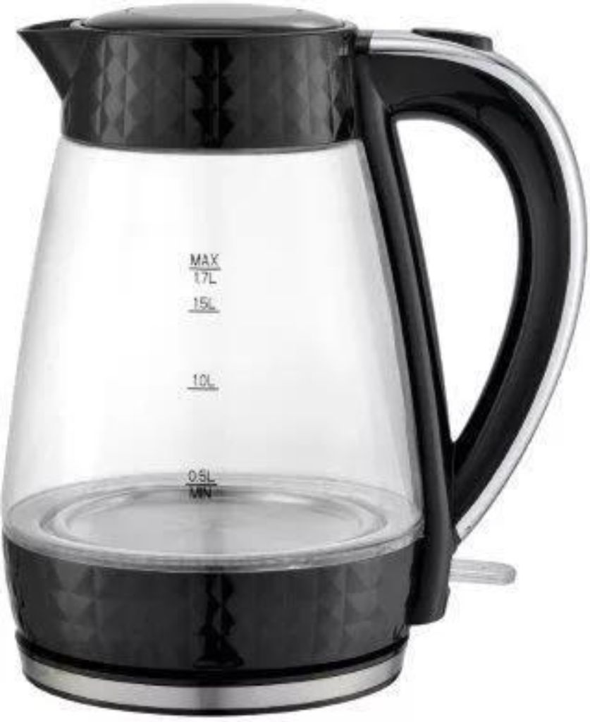 Elektrischer Wasserkocher Glas Łucznik Pk-2018 1,7L 2200W Ausschluss Schwarz