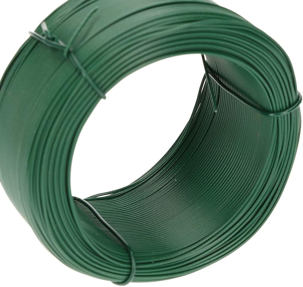 KOTARBAU® Gartendraht 0,7 x 100 m PVC-Beschichtung Grün Produktbild 3