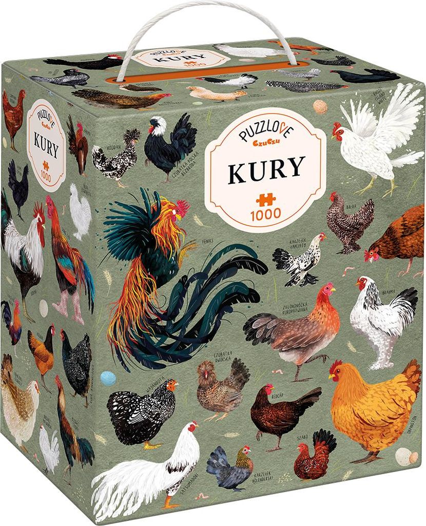 Puzzle 1000 Puzzlove Kury CzuCzu Obrázek produktu 