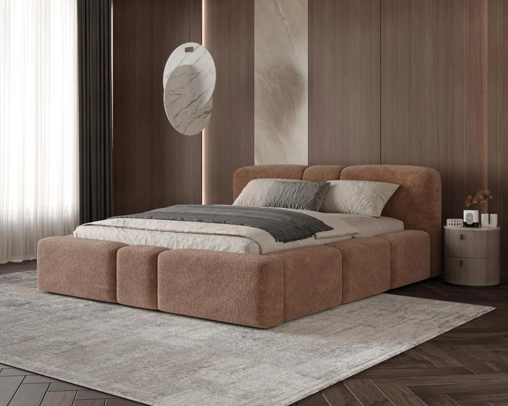 Chilly Möbel Design Bett Monte - Polsterbett mit stabilem Produktbild 