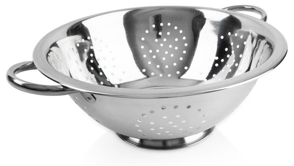 Vilde | Küchensieb Edelstahl 28 cm - Nudelsieb mit Griffen Produktbild 