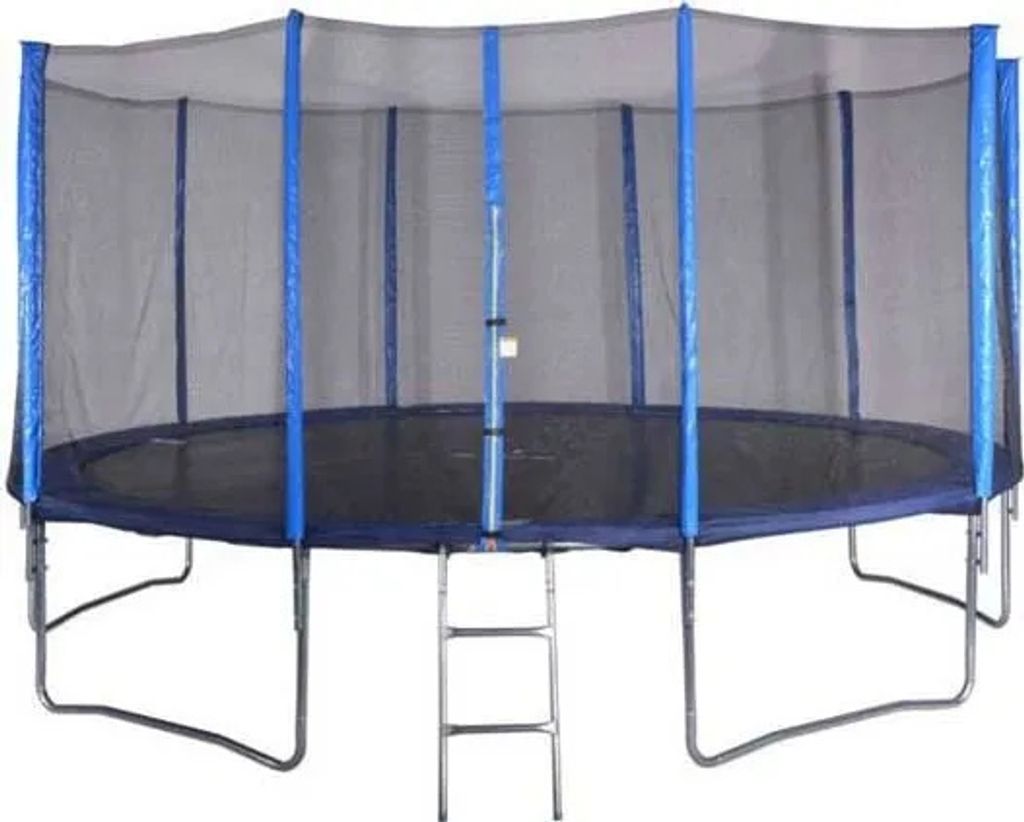 Trampolin 460 cm mit Netz und Leiter Spartan S987TOP TEAL