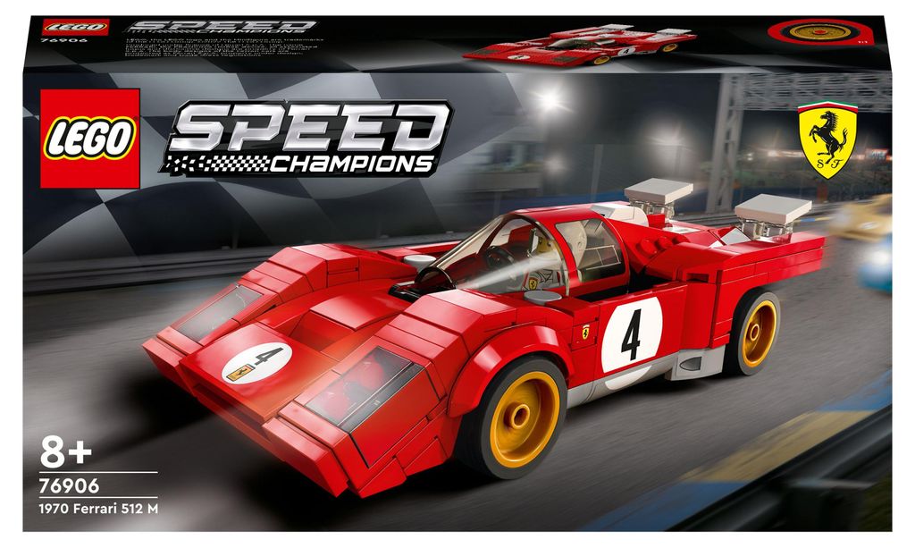LEGO 76906 Speed Champions 1970 Ferrari 512 M Bausatz für Produktbild 