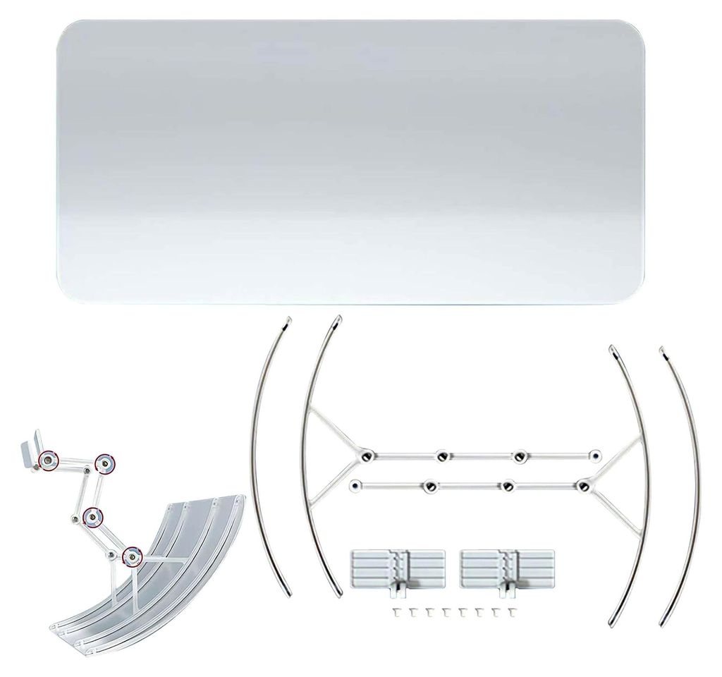 Windabweiser für Klimaanlagen, verstellbare Klimaanlage, Lüftungsschlitz, Windführung für Theater, Büro, Küche, Sommer, Wohnung, Garage
