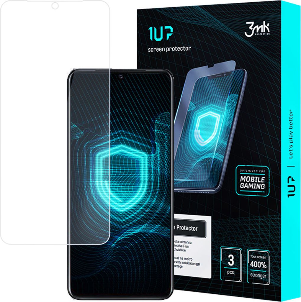 3mk Display Schutzfolie 1UP für Vivo S9e 5G transparent Gaming (3 Stück)