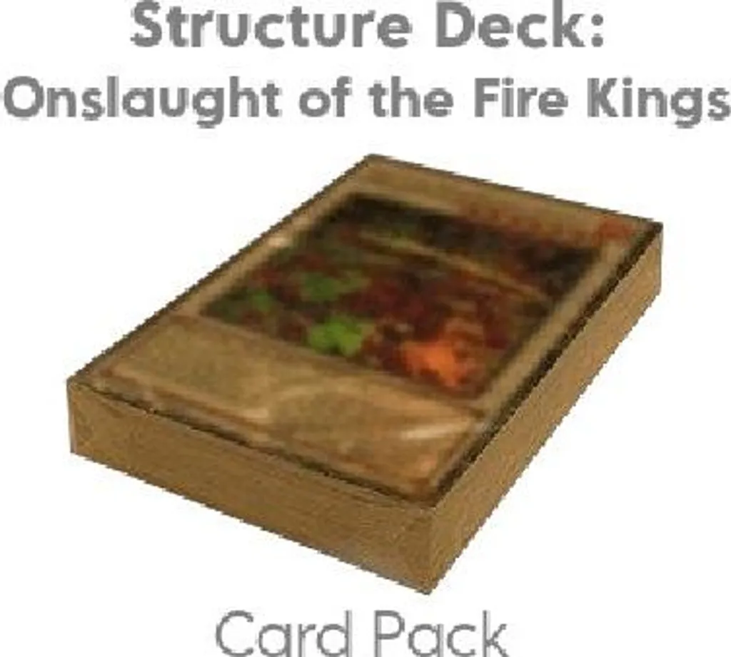 Deck Yu-Gi-Oh l'Assaut des Rois du Feu avec cartes holographiques