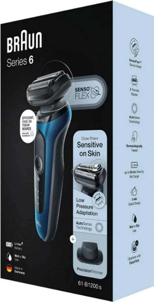 Adieu irritations : Rasoir Braun Series 6 62-B1200s Douceur Extreme