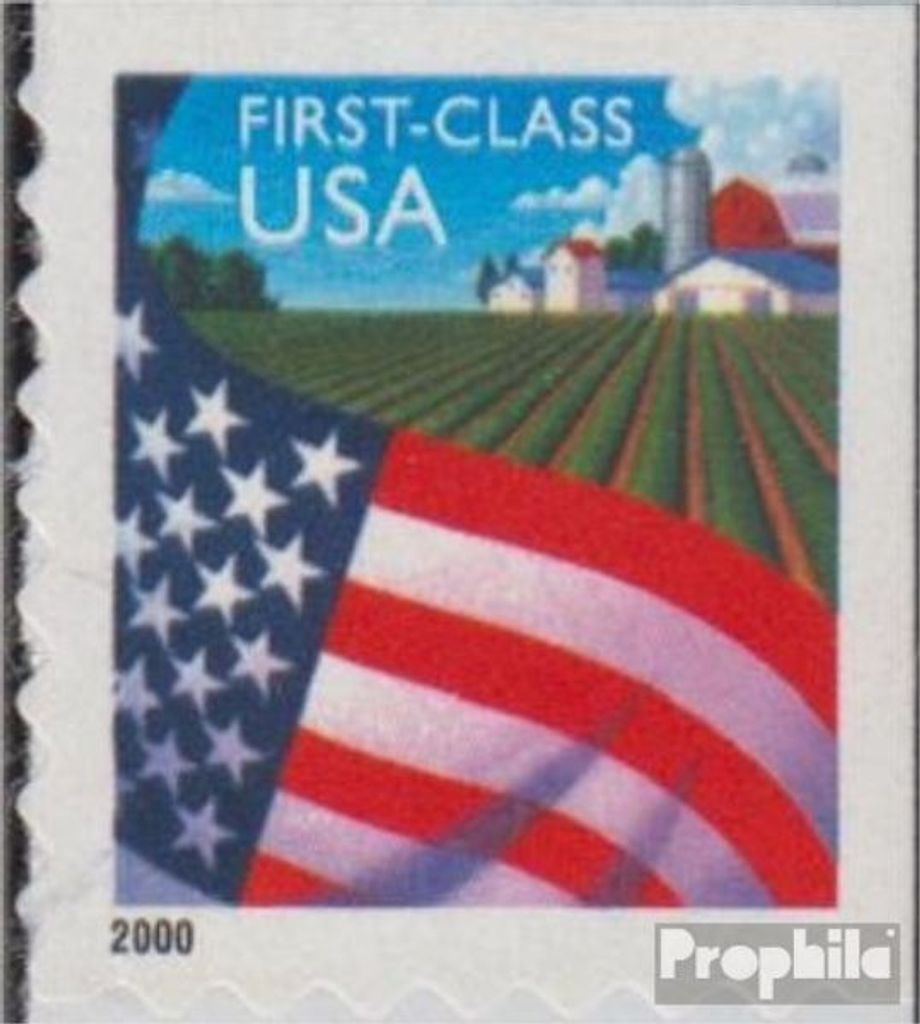 Briefmarken USA 2000 Mi 3391BE postfrisch Flagge