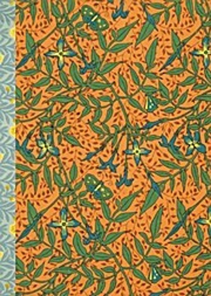 Gefährlich schön Notizbuch klein - Motiv Blau-gelbe Blüten
