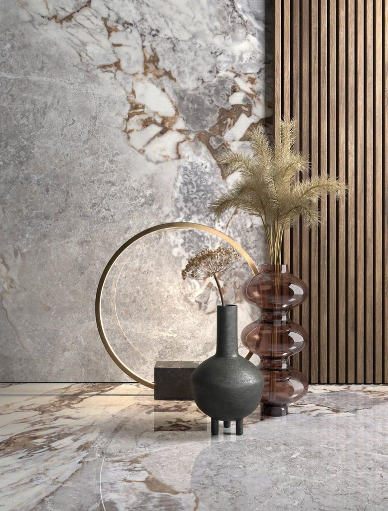 Fliesen Marmoroptik Grau 60x120 cm CASA39 La Faenza Aesthetica