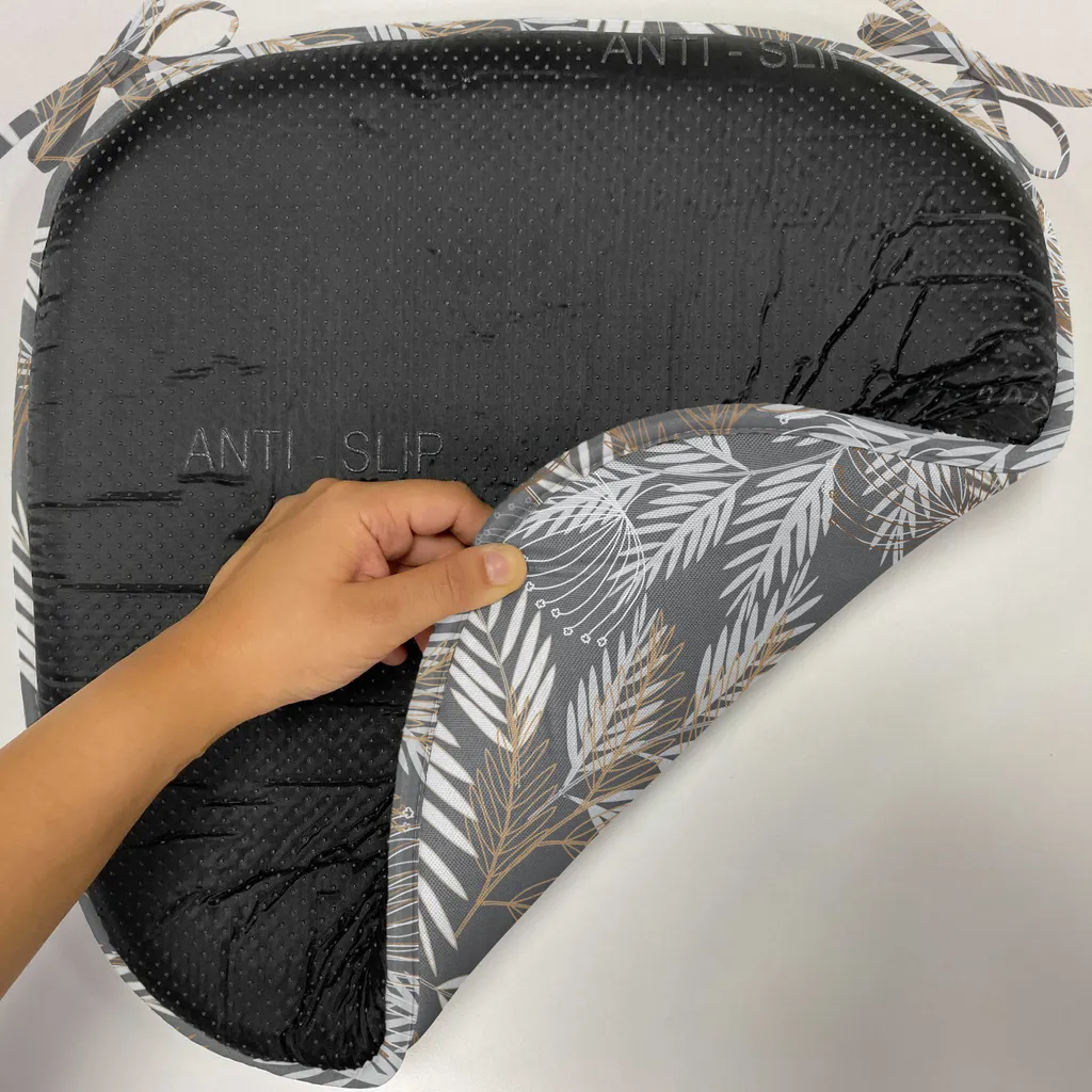 Coussin Décoratif avec Sangles Imperméable, Motif Nostalgique Brun