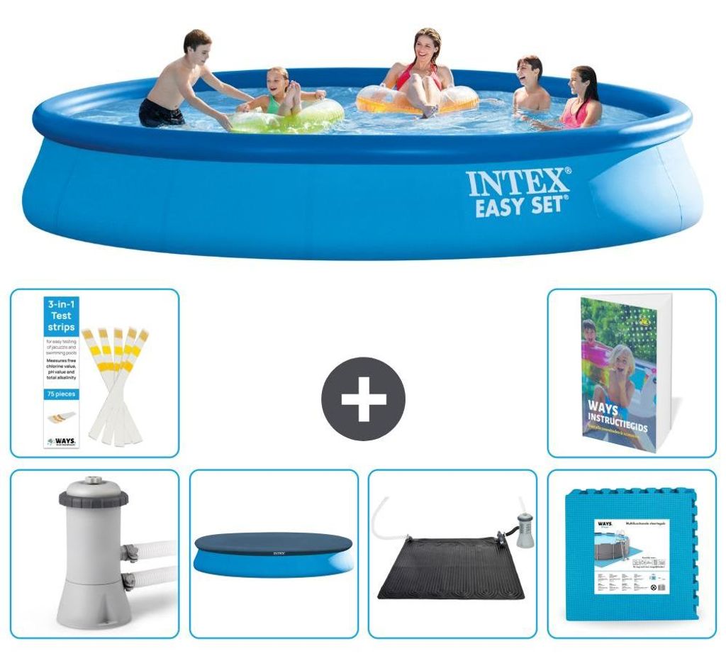 Easy Set Pool Rund - 457x84 cm - 7-teilig S273