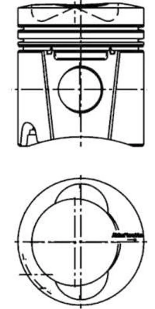 Piston haute résistance KOLBENSCHMIDT 99775600 compatible OE 04235280