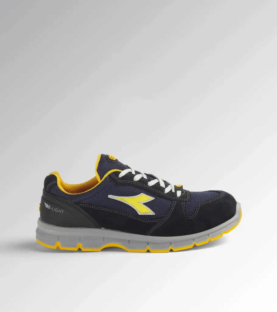 Baskets de sécurité respirantes Diadora Run Text Low S1P SRC ESD Navy
