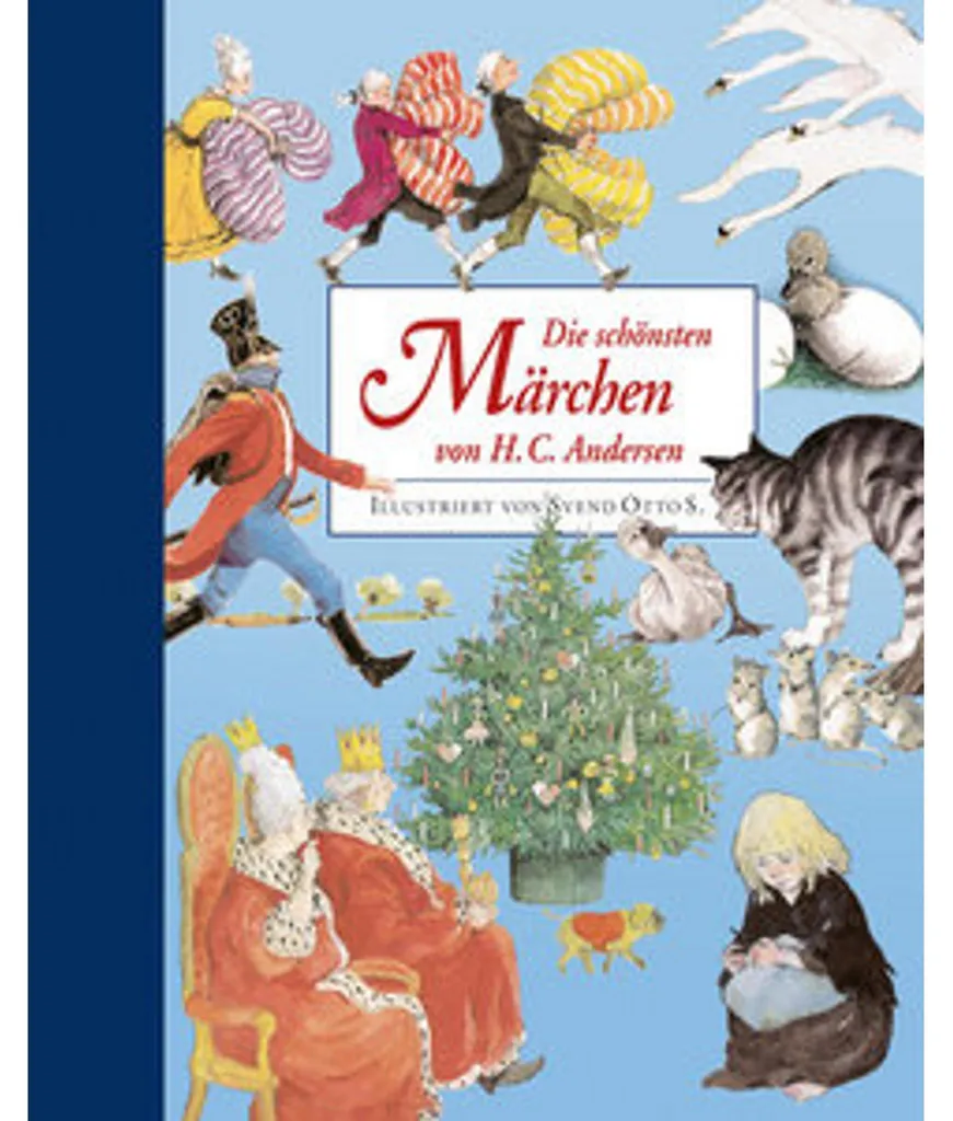 Contes d'Andersen : Recueil Complet avec Couverture Rigide et Dorée