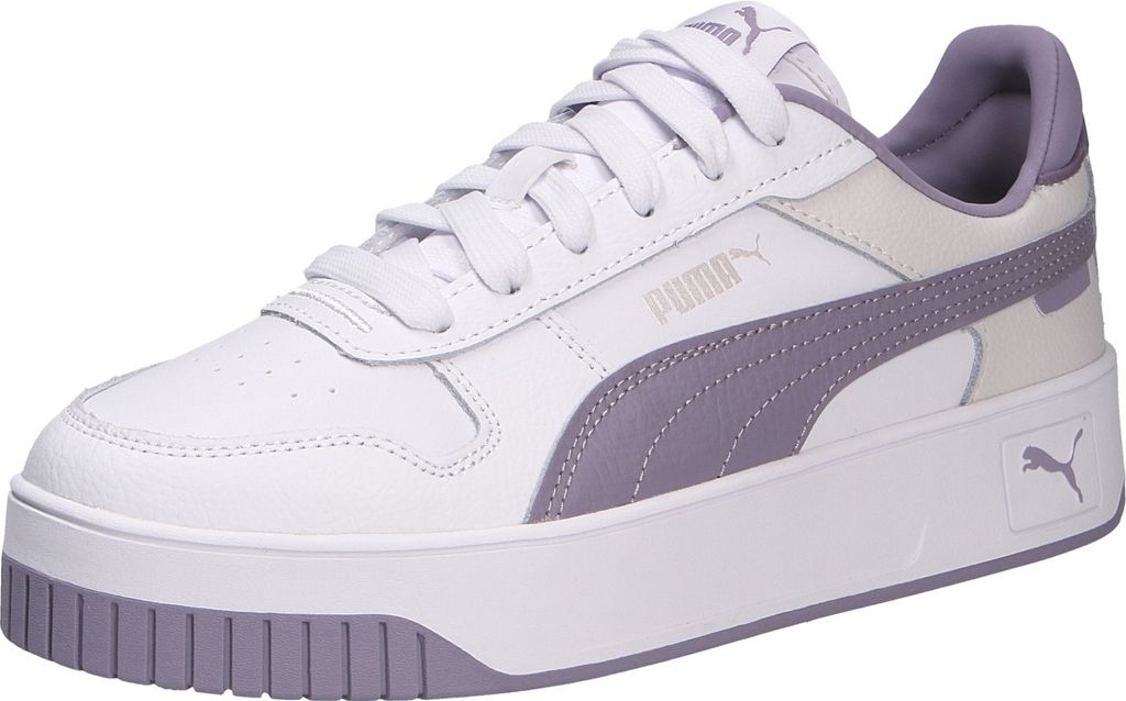 Puma Mädchen Sneaker, weiß(pumawhitepaleplumpuma (012)), Gr. 6