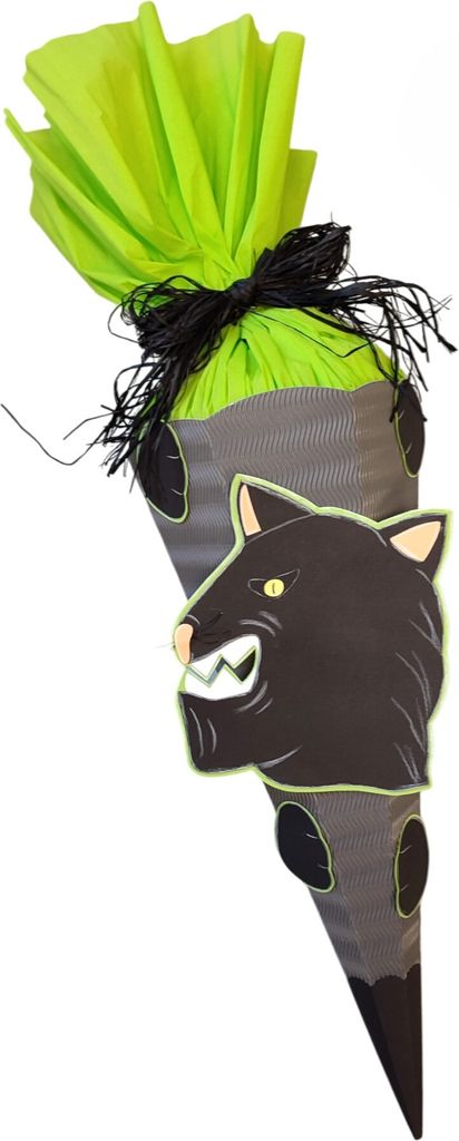 Schultüte Bastelset Panther grün von Prell