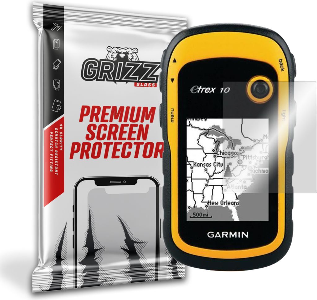 Hybriertes Glas GrizzGlass HybridGlass für Garmin eTrex 10