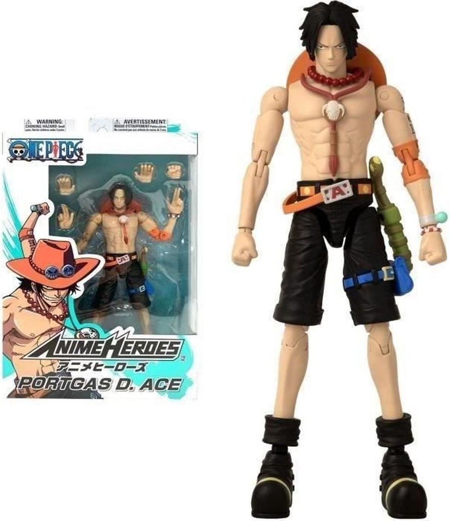 A product shot of an action figure and its packaging.