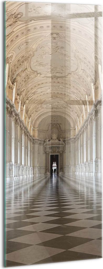 Designer Glasbild - Wandbild - Glas Bild - 50x125 cm - Museum La Veneria Reale