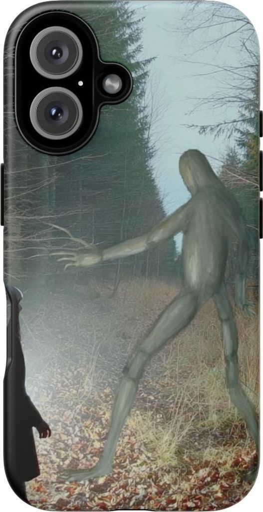 Geheimnisvolle Begegnung im dunklen Wald – Hülle Kompatibel mit iPhone 16