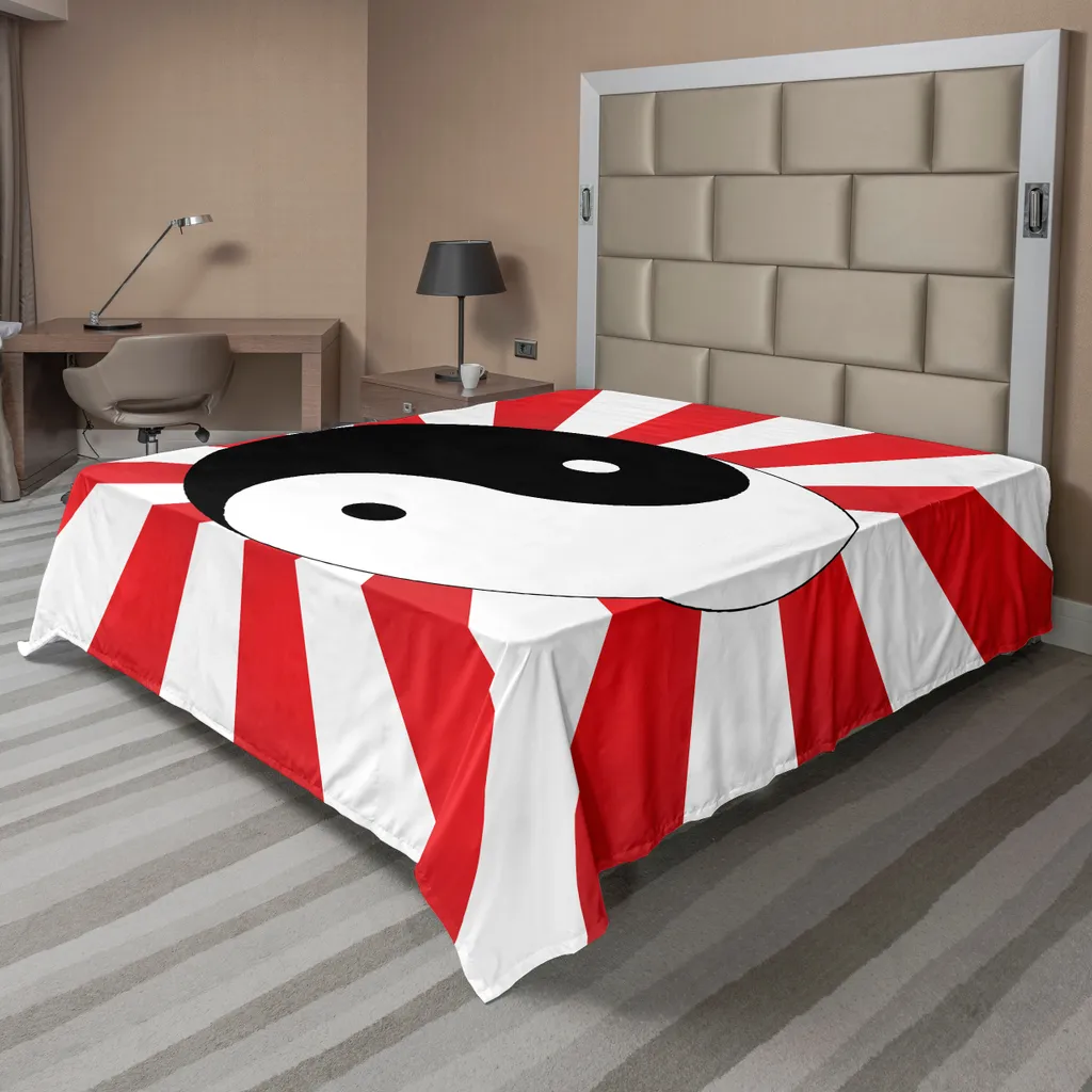 Lenzuolo Arredo Ying Yang ABAKUHAUS: Stampa Sole Cinese 260x228