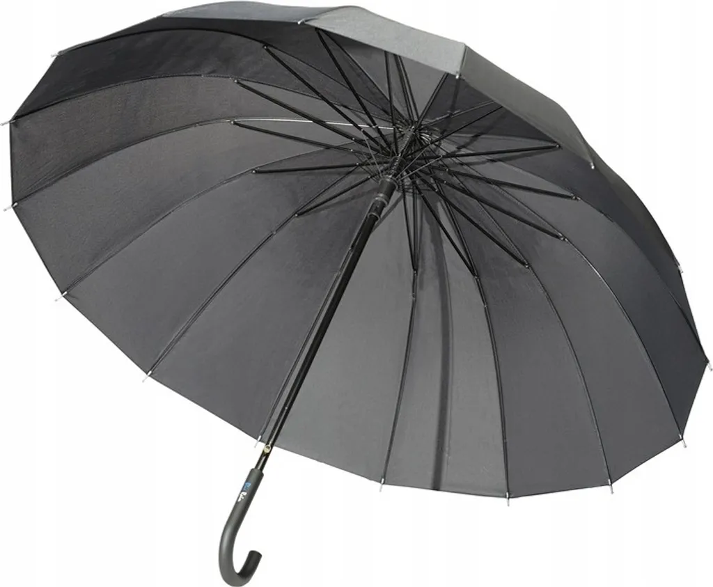 Parapluie solide XXL 16 baleines avec mât renforcé anti-retournement