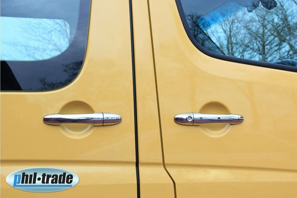 Acciaio Inox Paraurti Cromo V2A per Mercedes Sprinter W906 / VW Crafter