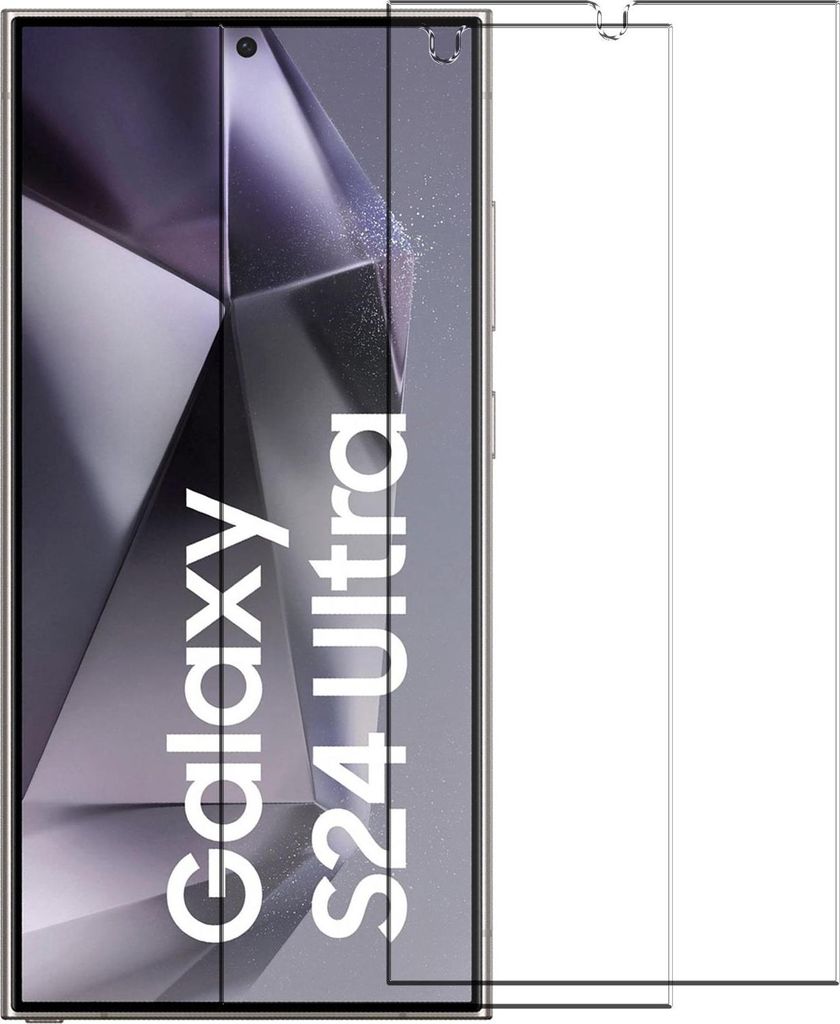 2x Schutzfolie für Samsung Galaxy S24 Ultra Handyfolie Panzer Schutz Glas Folie Displayschutz