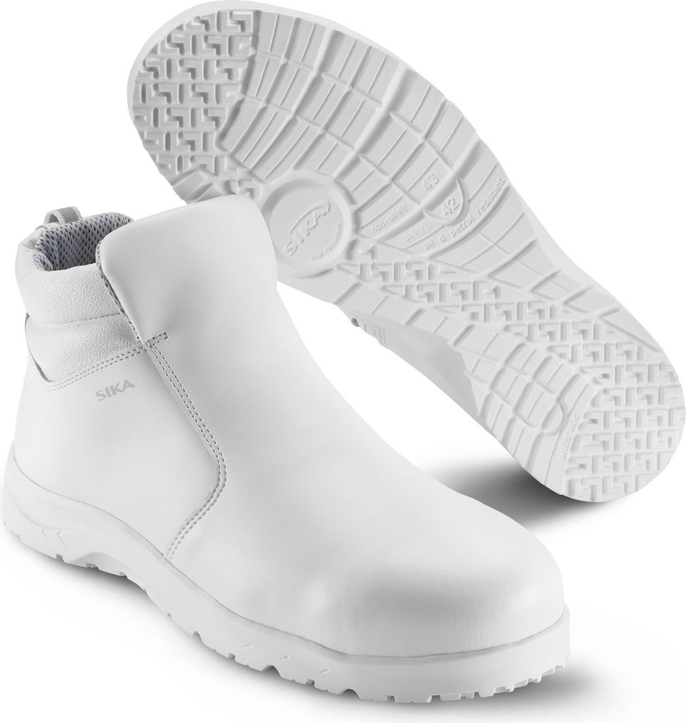 Sika Sicherheitsschuh Fusion Stiefel mit Reißverschluß Weiß-47