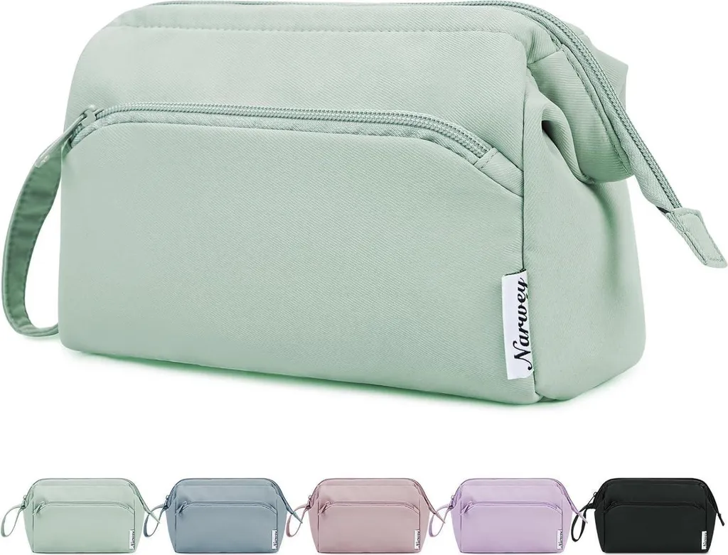 Beauty Case Appeso Narwey Grande Capacità Verde Menta | Travel Must-Have