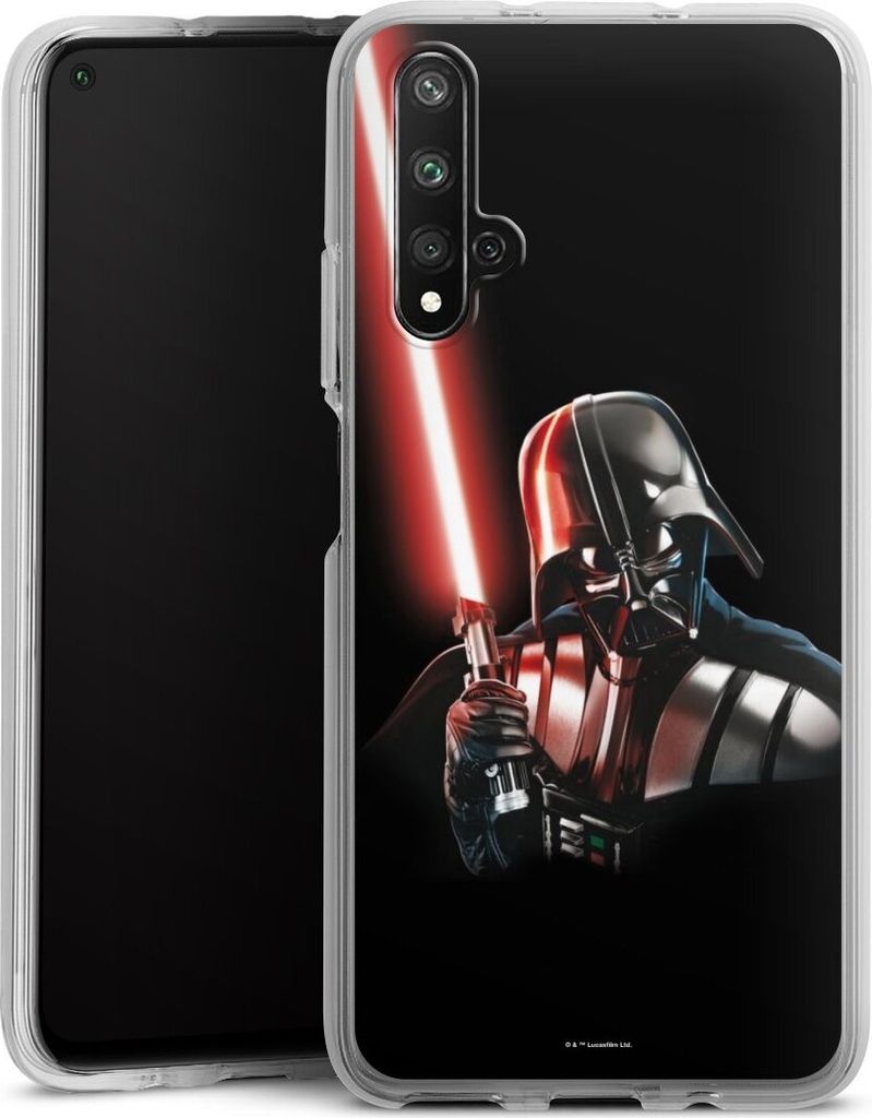 DeinDesign Handyhülle für Huawei Nova 5T Silikon Hülle Case Smartphone Schutzhülle Darth Vader Fanartikel Star Wars