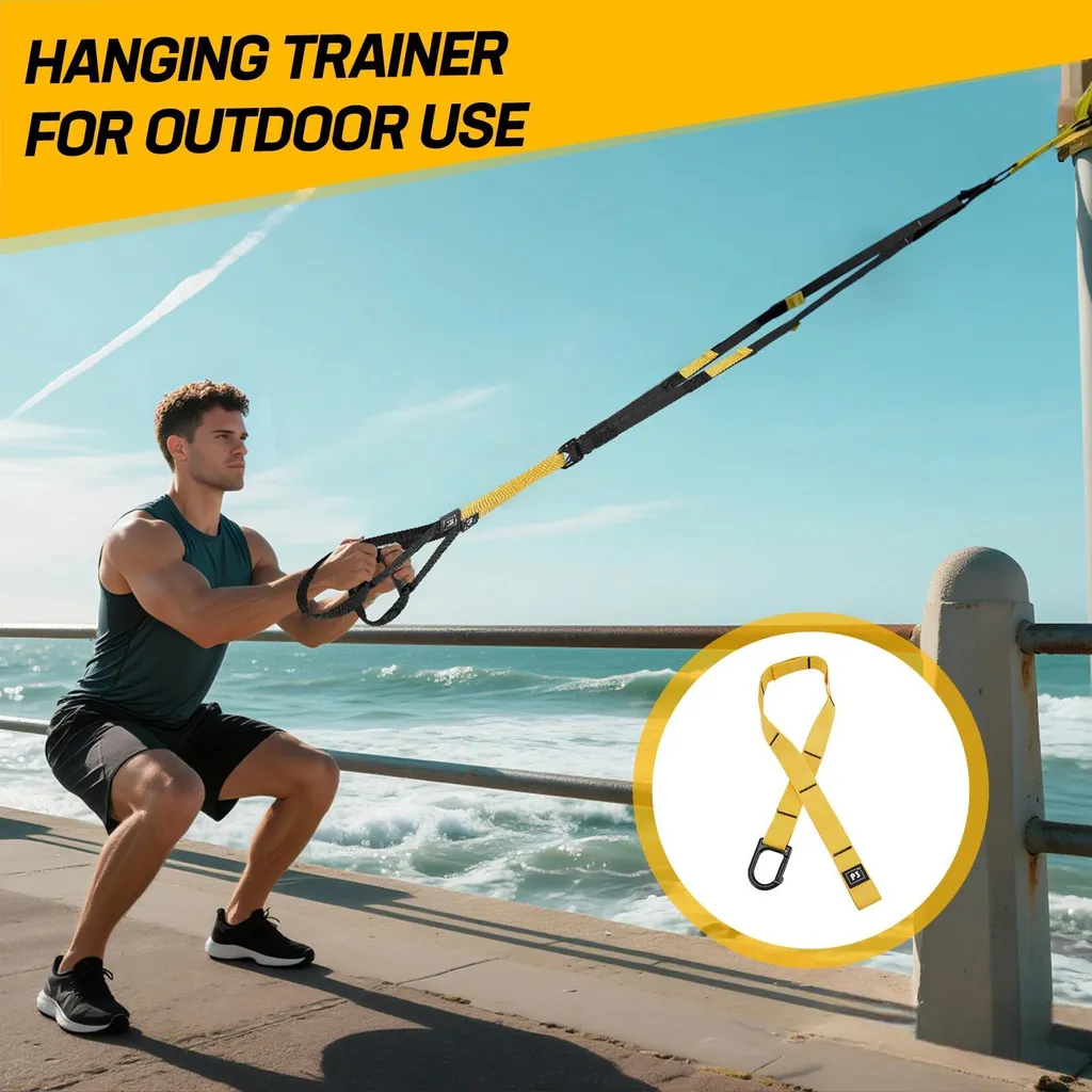 Sling Trainer Sangles de Musculation 320kg pour Abdos et Taille Fine - 5