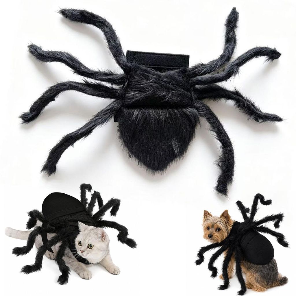 Spinnenkostüm Hund, Halloween Hundekostüm mit 8 Produktbild 