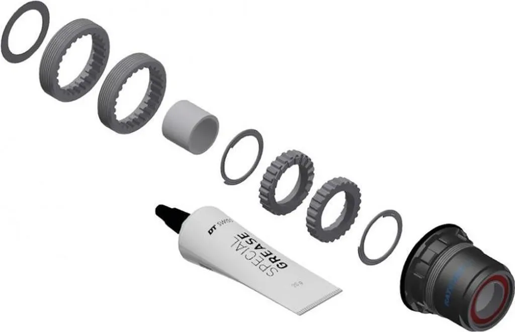 Convertir moyeu DT Swiss 3-Pawl vers Sram XD : Kit complet acier noir