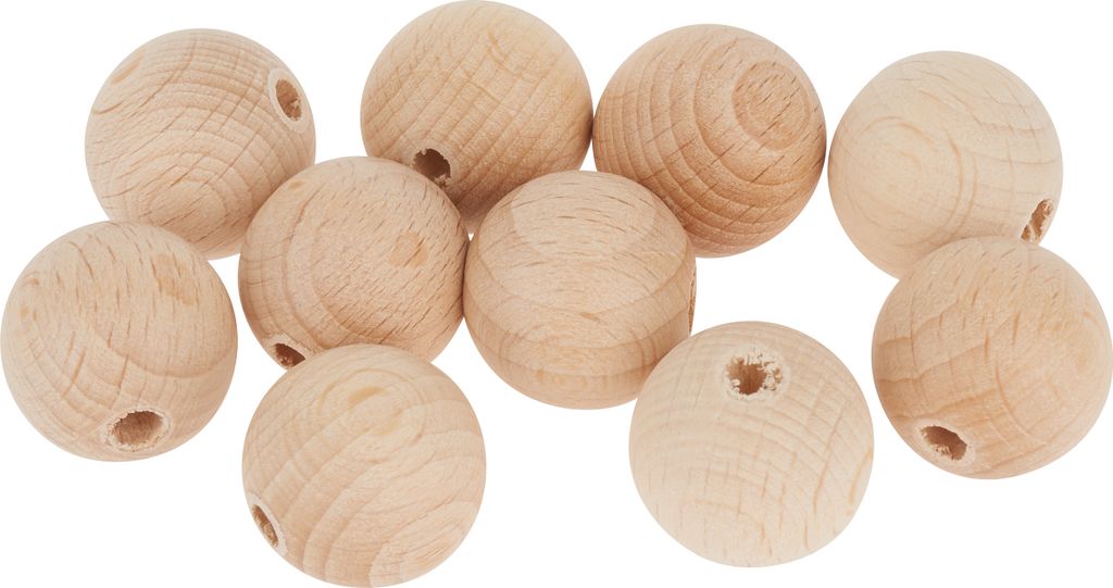 KNORR prandell 212460204 Rohholzkugel Ø 20 mm roh, gewachst