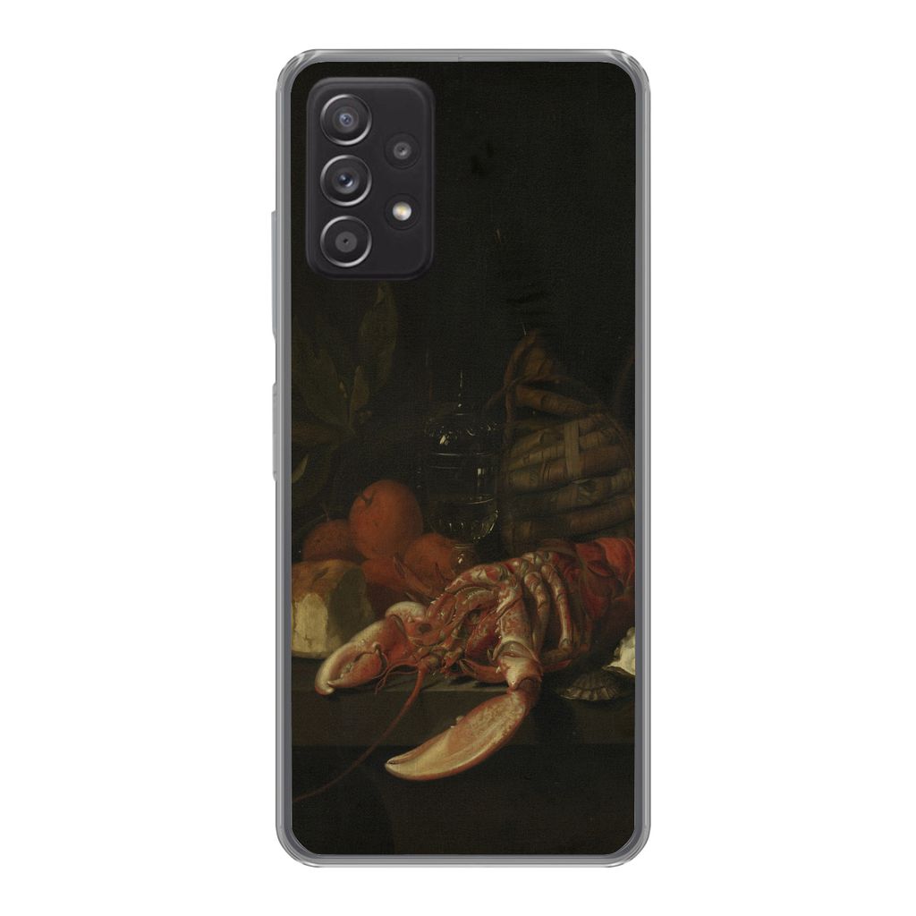 MuchoWow Handyhülle Schutzhülle Hülle für Samsung galaxy a73 Stilleben - Gemälde von Jan Davidsz. de Heem Silikon Softcase Handy Hülle - Ha...