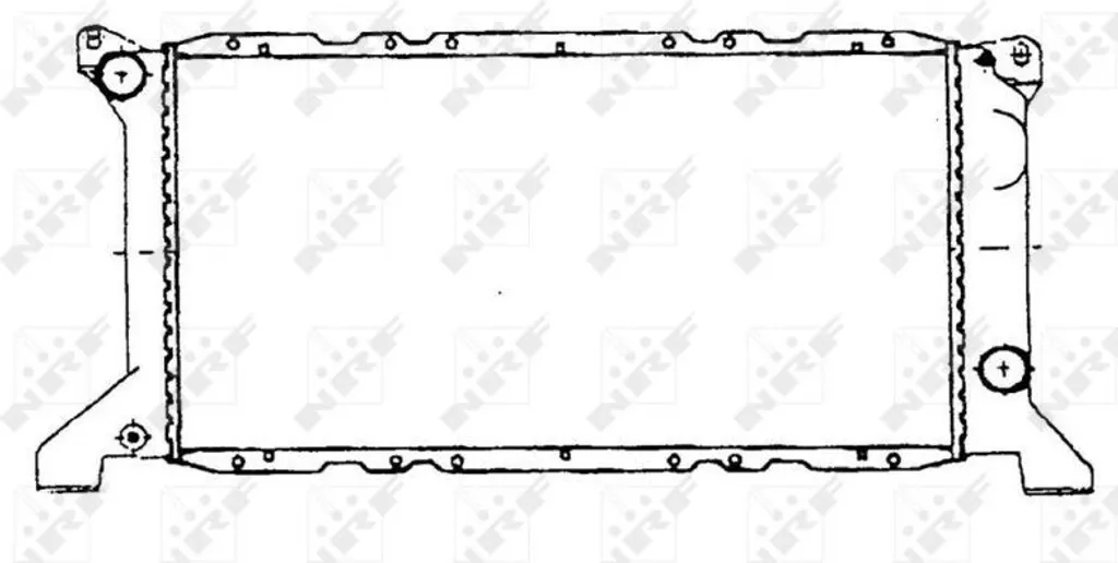 Radiateur NRF 507373 - Référence OE 1671828 pour Transit Tourneo