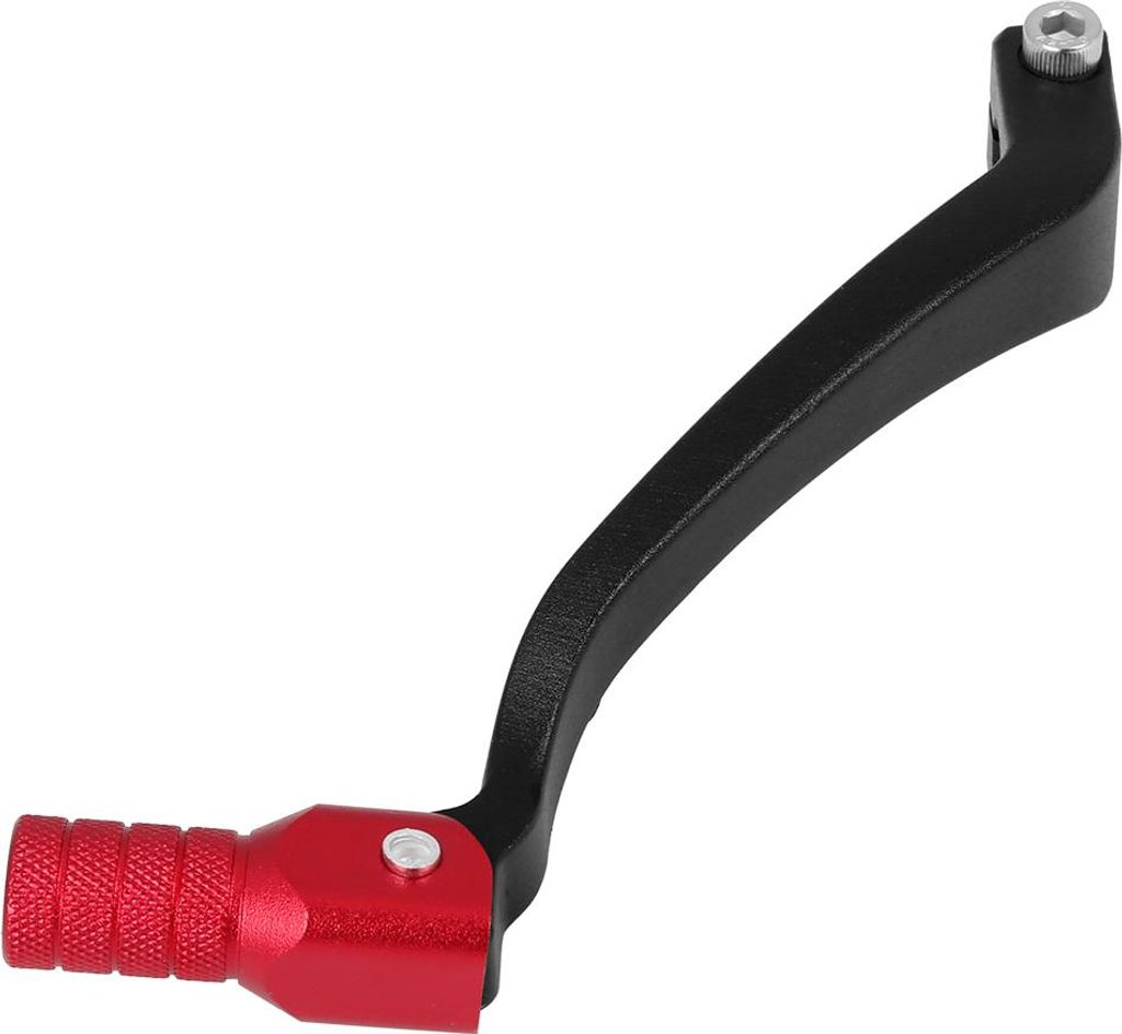 0,39 Zoll Motorrad Schalthebel Universal Motorrad zubehör mit Universal Aluminiumlegierung Schwarz und Rot