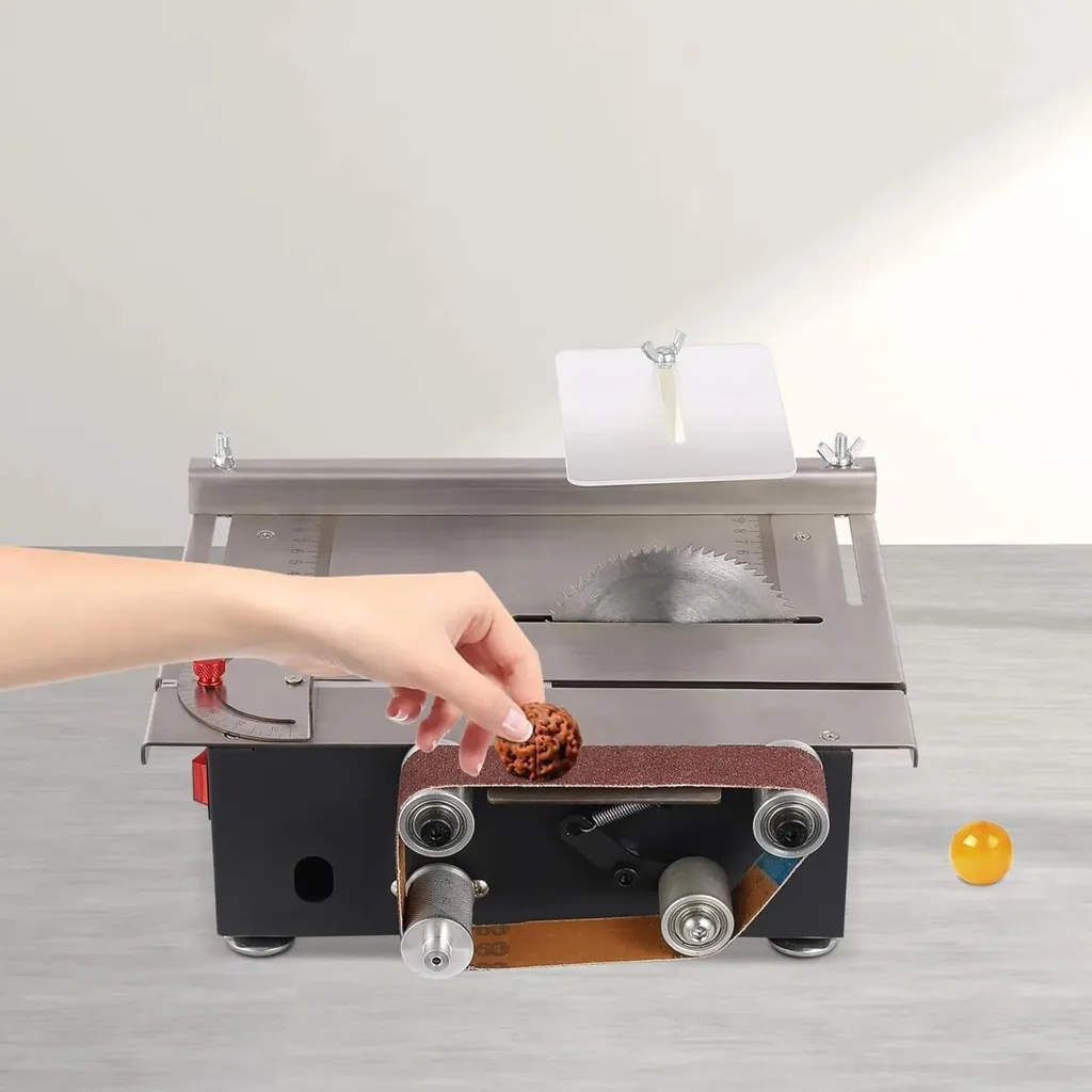 Combiné scie et ponceuse 2 en 1 multi-accessoires avec 7 vitesses pro - 7