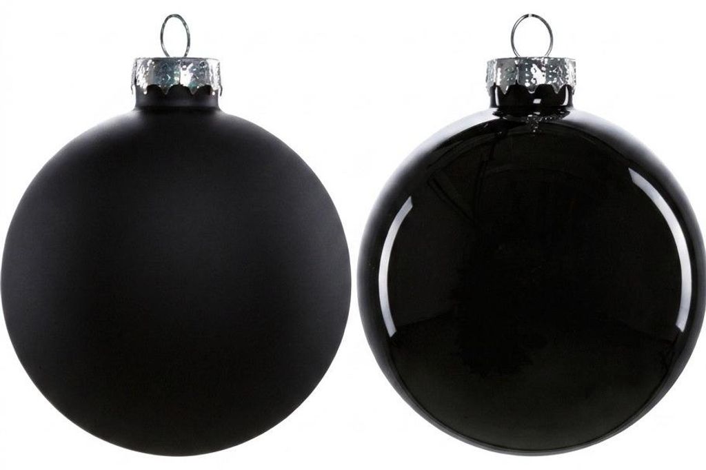 TrendLine Weihnachtskugeln aus Glas Ø 6,0 cm schwarz 20 Produktbild 