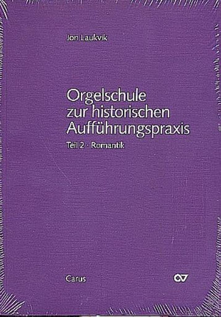 Orgelschule zur historischen Aufführungspraxis