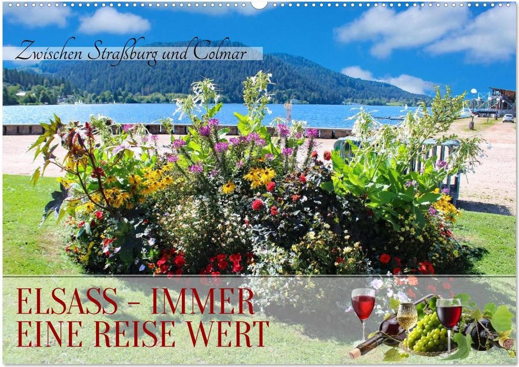 Elsass - Immer eine Reise wert (Wandkalender 2027 DIN A2 quer), CALVENDO Monatskalender