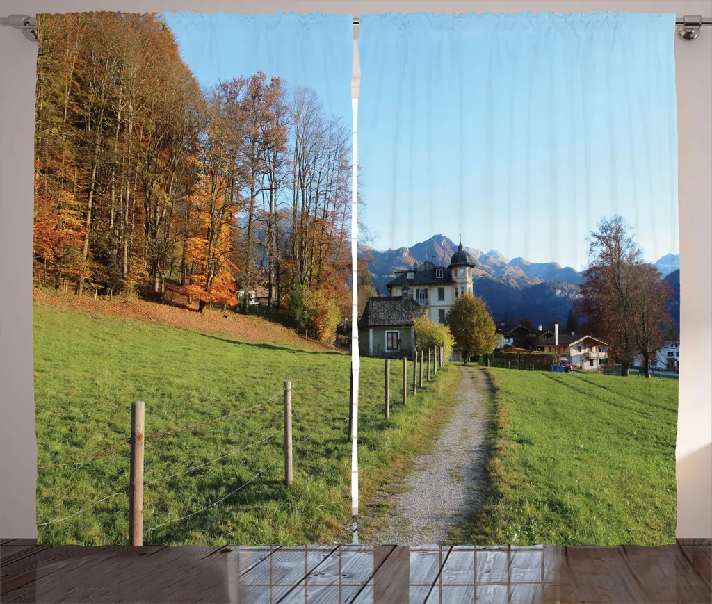 Tenda Universale Paesaggio Autunnale ABAKUHAUS 280x175cm Multicolore