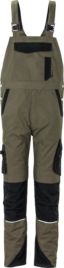 Größe 48 Planam Norit Herren Latzhose oliv schwarz Modell 6525