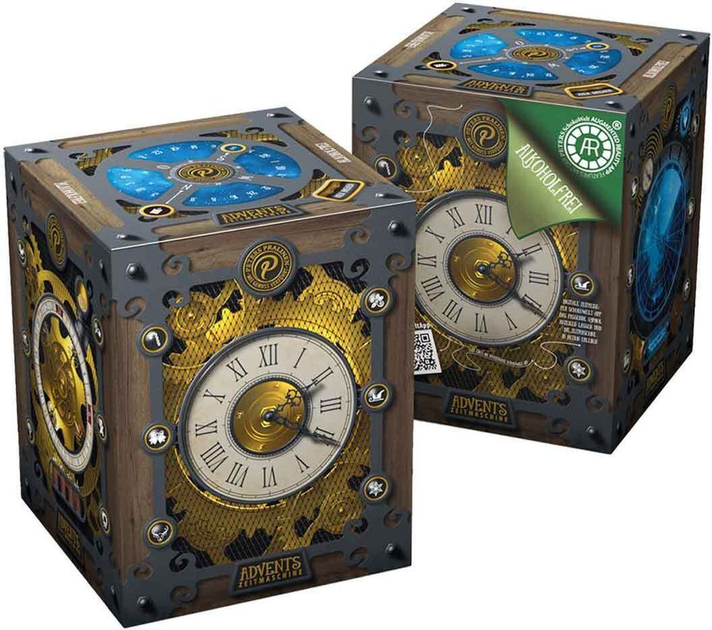 Peters Adventskalender Zeitmaschine Pralinen Trüffel Produktbild 