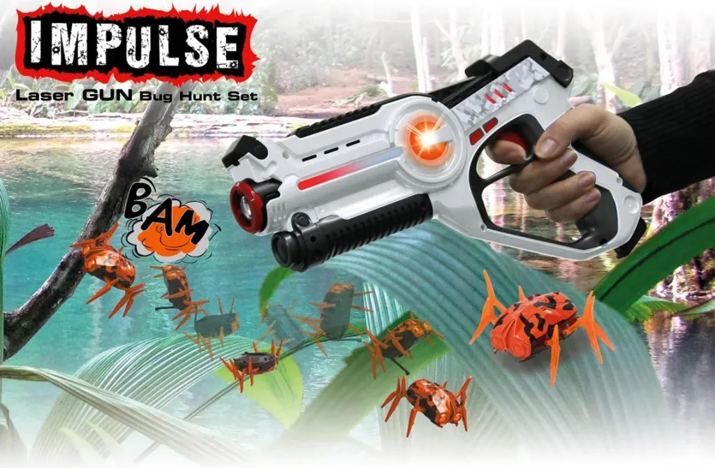Fini les projectiles perdus avec le Pistolet Laser Infrarouge Jamara Impulse